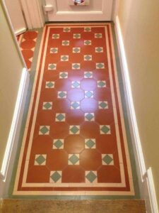 Photo of recent Victorian floor tiling project